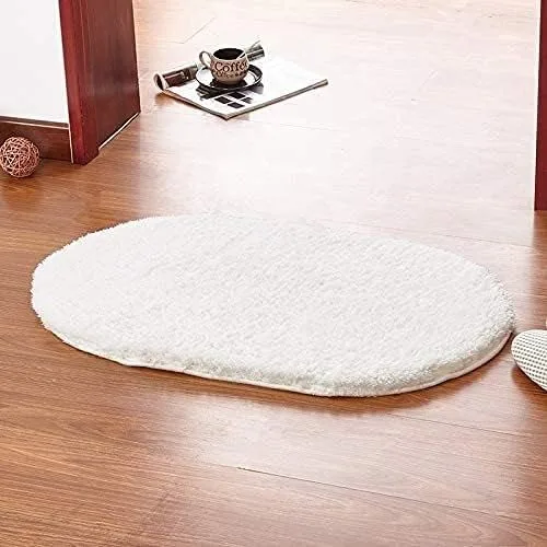 Vista 8 de JYDQM Tapete de baño grueso con memoria para inodoro, bañera, sala de estar, puerta, baño, absorbente, tapete antideslizante para el suelo del pie