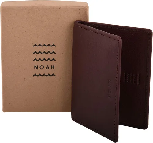 Vista 3 de Cartera de cuero de napa con bloqueo RFID y solapa multiranura para hombre