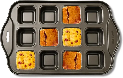 Vista 11 de Mini moldes para hornear – Sartenes antiadherentes para hornear pasteles caseros, molde de acero al carbono para pan de plátano, pastel de carne