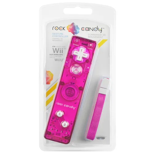 Vista 5 de PDP Rock Candy Gesture Controller for WiiWii U, Pink Palooza
