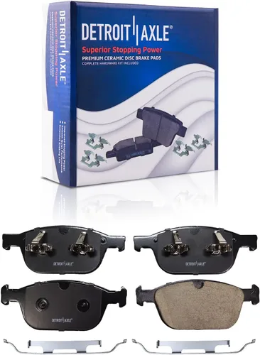 Vista 72 de Detroit Axle - Pastillas de Freno Traseras de Cerámica Izquierda Reemplazo de Pinza para Silverado Sierra Suburban 1500 Tahoe Yukon Escalade ESV EXT