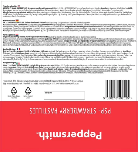 Vista 8 de Peppersmith Mentas dentales de fresa 12x15g