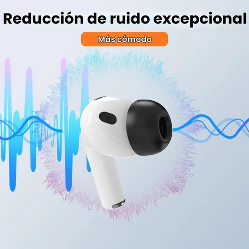 Vista 3 de Delidigi Almohadillas de espuma viscoelástica para auriculares AirPods Pro 3 (2025), 3 pares de accesorios de repuesto súper cómodos compatibles