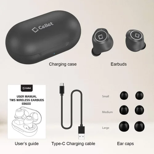 Vista 7 de Los auriculares inalámbricos V5 Bluetooth funcionan para Samsung Galaxy S10/S10e/S10+/S10 Plus/10 5G/Lite con estuche de carga para auriculares