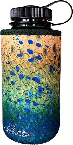 Vista 24 de Funda de neopreno para botella de agua Koverz, funda de neopreno, se ajusta a botellas de agua de 24-30 oz, lavable y reutilizable, tamaño grande