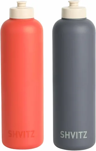 Vista 13 de Botella de agua deportiva – Cuerpo exprimible suave al tacto con boquilla de una sola mano, ligera, sin derrames, para gimnasio, cardio y deportes
