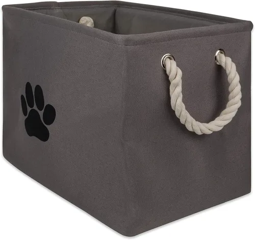Vista 25 de Bone Dry - Canasta de almacenamiento para mascotas, pequeña y rectangular, coleccionable, aguamarina