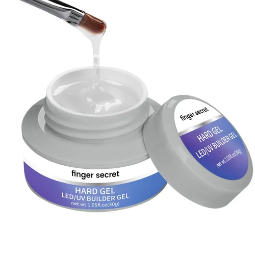 Vista 8 de Gel constructor de gel duro para uñas de larga duración fuerte mano desnuda 3D escultura para extensión de uñas 4oz