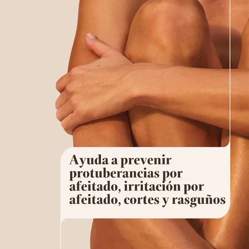Vista 4 de Aveeno - Gel para afeitar terapéutico con avena y vitamina E, para ayudar a prevenir los golpes de la maquinilla de afeitar, calma la piel seca