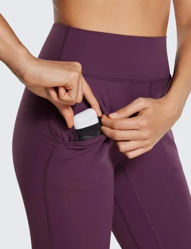 Vista 4 de CRZ YOGA Butterluxe - Pantalones deportivos de cintura alta para mujer de 27 pulgadas, pantalones de yoga suaves como la mantequilla, leggings