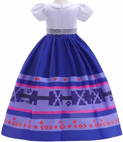 Vista 2 de SZ-TONDA Girls Halloween Dress Costume - Kids Princess Party Cosplay Clothes Summer Dress Outfit