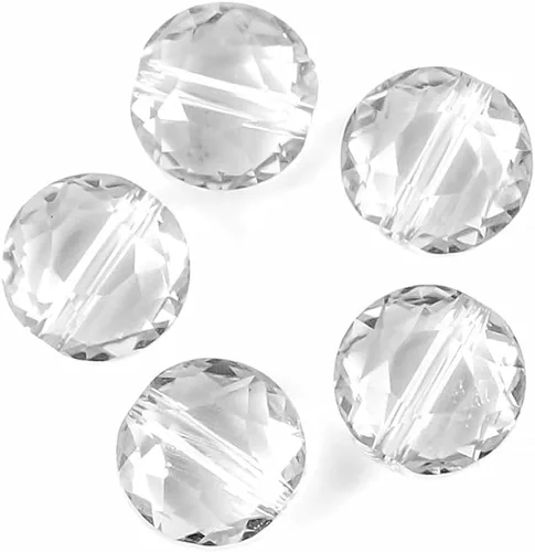 Vista 9 de Adabele - 25 cuentas de cristal sueltas con facetas austriacas de 0.315 pulgadas (0.315 in) compatibles con Swarovski Preciosa 5052 SSMR811