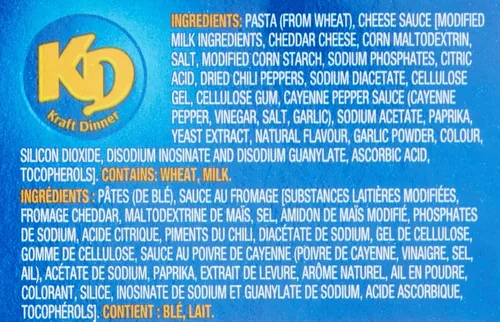 Vista 12 de Kraft Dinner Macarrones y queso cheddar picantes, 5.50 oz (paquete de 12), importados de Canadá