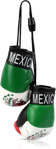 Vista 12 de SandT Collection Guantes de boxeo pequeños con bandera del país - Guantes de boxeo para colgar
