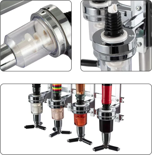 Vista 5 de Dispensador de boquilla de repuesto de 1.5 onzas para estantes de vino, dispensador de cócteles, dispensador de licor, dispensador de alcohol