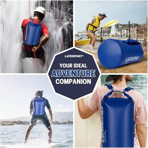 Vista 8 de Legend UltraSEA Bolsa seca impermeable - 5L, azul