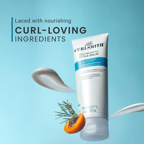 Vista 4 de CURLSMITH Hold Me Softly Style Balm - Curl Enhancing, Soft Hold Curl Cream, Lightweight, No Crunch Curl Cream, For All Curl Types, Vegan & Cruelty