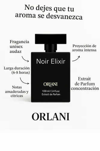 Vista 5 de Noir Elixir Extrait De Perfume (EDP) de 3.4 Oz para hombres y mujeres Parfum Higher Concentrration – Perfume de larga duración, unisex, 3.6 fl oz