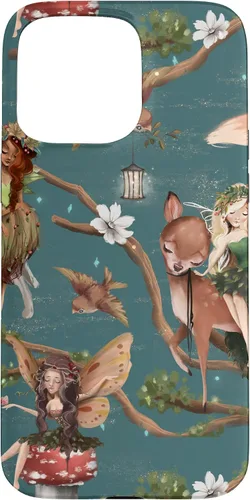 Vista 29 de iPhone 12/12 Pro Woodland Criatures - Carcasa para jardín de hadas