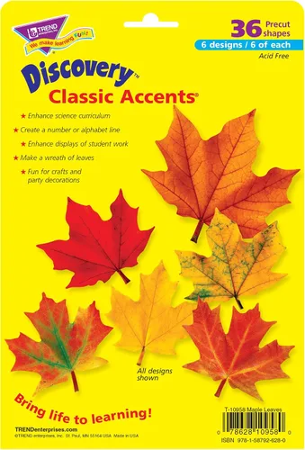 Vista 3 de Trend Enterprises (T-10958) Classic Accents paquete de hojas de arce