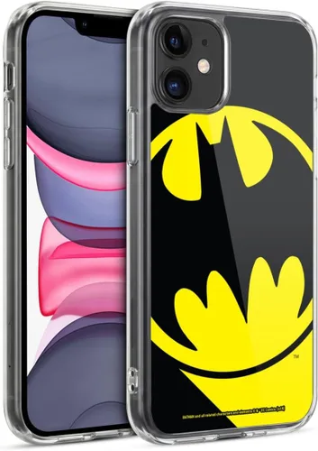 Vista 319 de Head Case Designs Funda de gel con licencia oficial de Batman DC Comics Bat Signal Logos [protección de grado militar] compatible con Apple iPhone 7