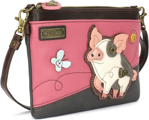 Vista 2 de Chala - Mini bolsa cruzada, convertible, compacta, versátil