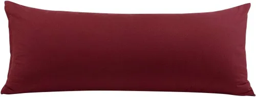 Vista 19 de PiccoCasa Funda de almohada de microfibra con cremallera de 110 GSM, 20 x 48 pulgadas, color negro