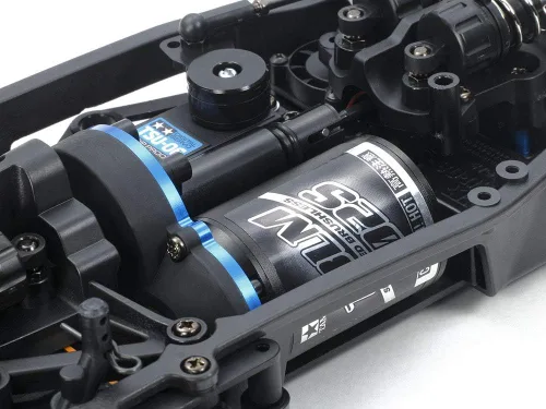 Vista 14 de TAMIYA 1/10 Fórmula E Gen2 Championship Livery 4 Wheel Drive TC-01 TAM58681 Kit Elec Coches 1/10 On-Road