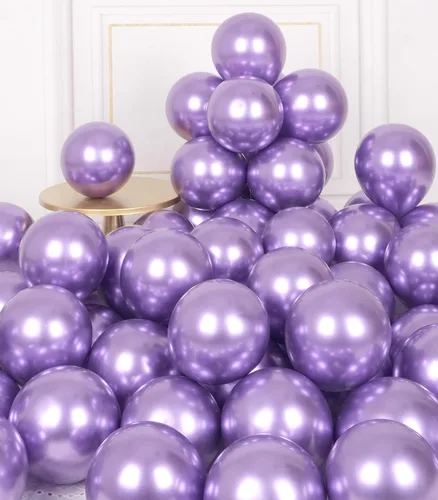 Vista 11 de AULE Globos Negros Metálicos de 5 pulgadas 50 Piezas Globos de Látex Negro Cromado Helio Brillante Engrosado Globo Decoración Perfecta para Fiestas