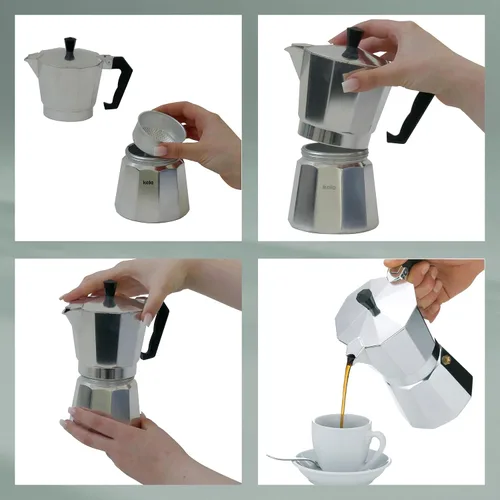 Vista 7 de Kela 10591 Italia – Cafetera italiana