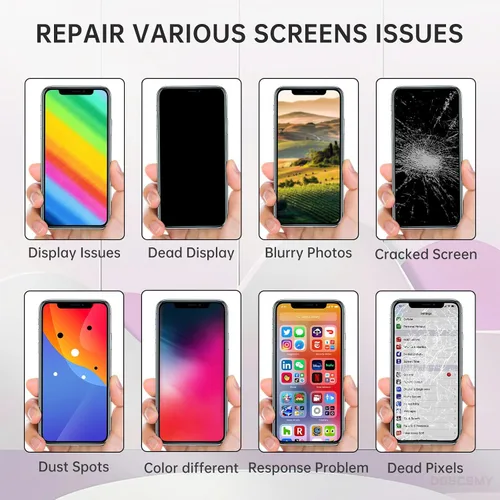 Vista 4 de Para iPhone 11 Pro Max Reemplazo de pantalla ensamblada con auricular de altavoz de oído Pantalla LCD táctil 3D Digitalizador de proximidad y sensor