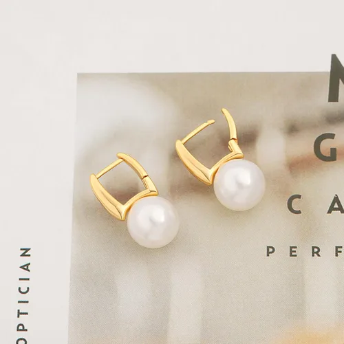 Vista 68 de Aretes colgantes de plata de ley 925 seleccionados a mano AAA+ de 7.5 a 0.315 in con perlas cultivadas de agua dulce blancas para mujer