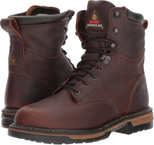 Vista 7 de Rocky Iron Clad - Botas de trabajo para hombre de 8 pulgadas