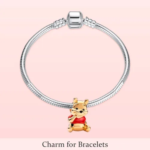 Vista 4 de MITSOKU Dijes de plata de ley 925 para pulseras collares colección de Navidad colgantes colgantes dijes de animales lindos regalo de joyería