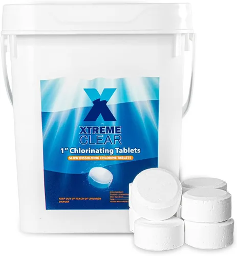 Vista 10 de XtremeClear Tabletas de Cloro de 1" para Piscina, Jacuzzi y Spa Elimina Bacterias y Algas Desinfectante Hace el Agua Limpia y Cristalina