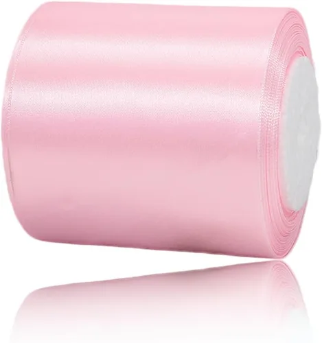 Vista 139 de Cinta de Satén Beige de Color Sólido, 1-1/2 Pulgadas x 25 Yardas, Cinta de Satén de Tela para Envolver Regalos, Manualidades, Hacer Lazos