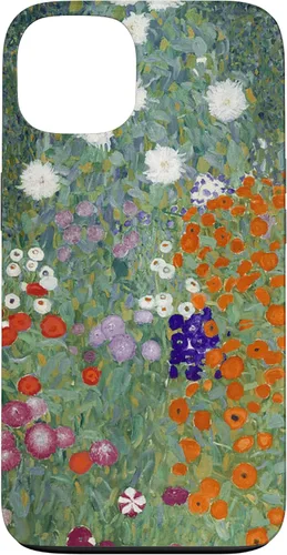 Vista 7 de Flower Garden Painting Klimt Art History Funda para iPhone 17