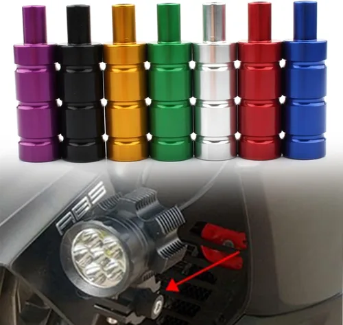 Vista 7 de Soporte de montaje de luz antiniebla para faros de motocicleta, barra de soporte extensor, ajuste universal para todas las motocicletas, corredores