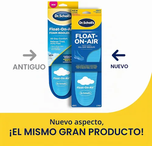 Vista 2 de Dr. Scholl's Float-On-Air Comfort Plantillas para hombre, 1 par, longitud completa