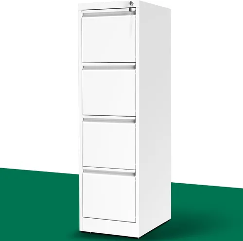 Vista 17 de Archivador de 2 cajones con cerradura, archivadores verticales de metal para oficina en casa, muebles de oficina para organización colgante, Negro