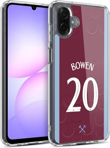 Vista 127 de Head Case Designs Officially Licensed West Ham United FC James Ward-Prowse 2023/24 Players Home Kit Gel Case [Military Grade Protection] Compatible