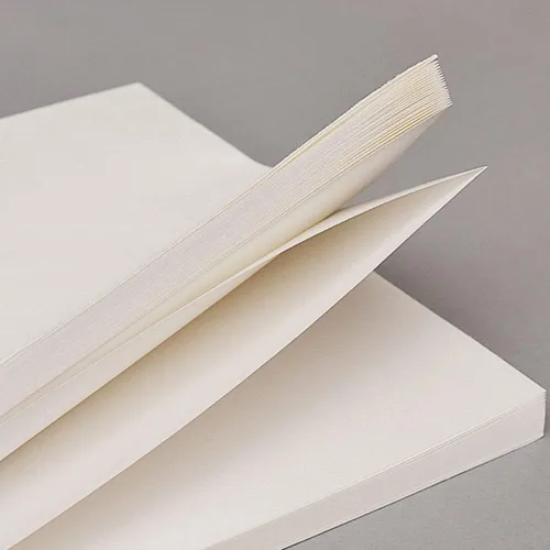 Vista 4 de GoGam - Libro de visitas de papel HANJI de estilo tradicional coreano (11.8 x 7.87 pulgadas), cuaderno encuadernado con nudo de hilo, bloc de notas