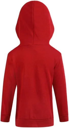Vista 3 de Marvel Sudadera con capucha Spiderman para niños pequeños y pequeños, color rojo