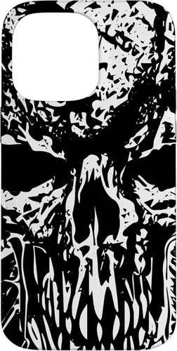 Vista 21 de Grindcore Occult Horror Skull Art Death Metal Thrash Metal Case for iPhone 16
