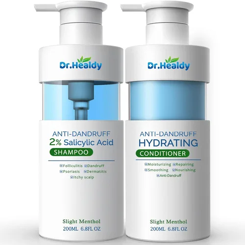 Vista 10 de Champú de ácido salicílico, control de aceite y prevención de la acumulación del cuero cabelludo, 2% de ácido salicílico, alivio contra la caspa