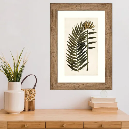 Vista 5 de Amanti Art Vision Studio - Lienzo decorativo para pared, 24 x 17 pulgadas, variedades de hojas VIII, arte de pared de naturaleza, decoración