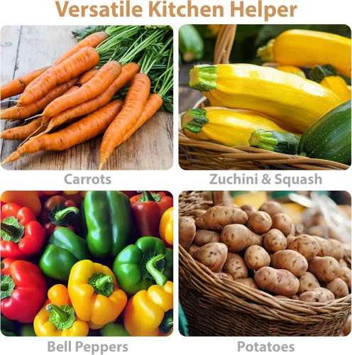 Vista 3 de Joie Spud Dude - Cepillo para patatas, limpiador de verduras y frutas, limpiador de productos, bonito accesorio de cocina, apto para lavavajillas