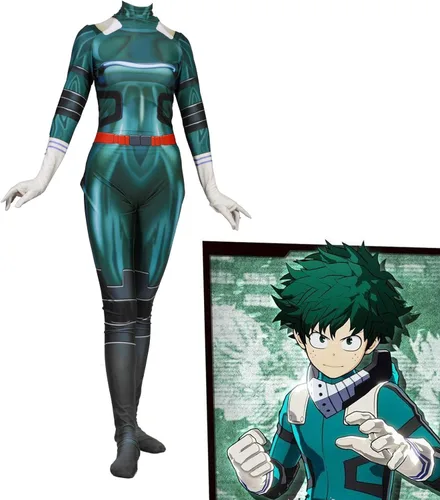 Vista 2 de My Hero Academia All Might Boku No Hero Academia - Disfraz unisex para Halloween
