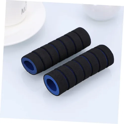 Vista 4 de BESPORTBLE 2 unids manillar de bicicleta empuñaduras de bicicleta para manillares Agarres de bicicleta mango barra de esponja Grip cubierta