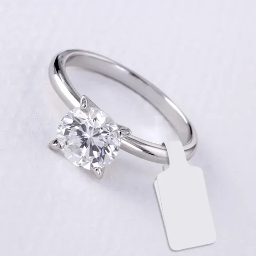 Vista 4 de 200 etiquetas de precio de joyería en blanco, etiquetas de identificación, etiquetas de precio de joyería autoadhesivas, precio de collar y aretes